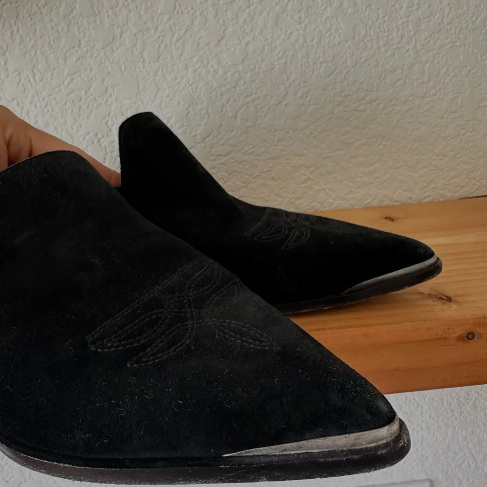 PAIGE Kensington Western Mule Size 8 NO BUCKLE - Picture 9 of 9